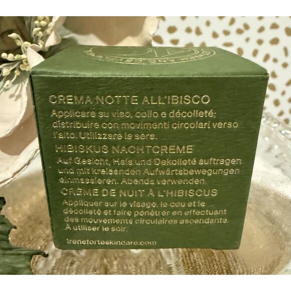 Irene Forte Hibiscus Night Cream Luxury Skincare from Italy $145 Retail - Picture 5 of 7